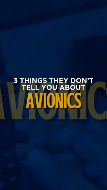 3 things they don’t tell you about Avionics! ✈️ send us a DM to know more